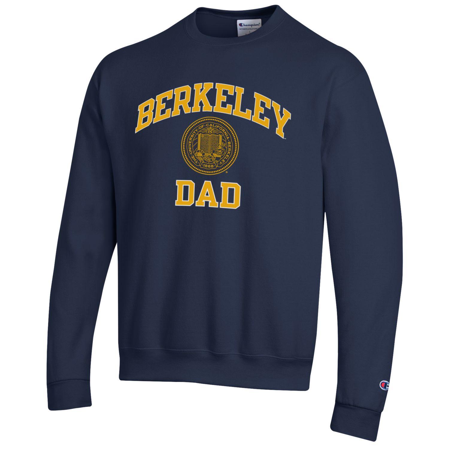 U.C. Berkeley Cal Dad Champion crew-neck sweatshirt-Navy-Shop College Wear