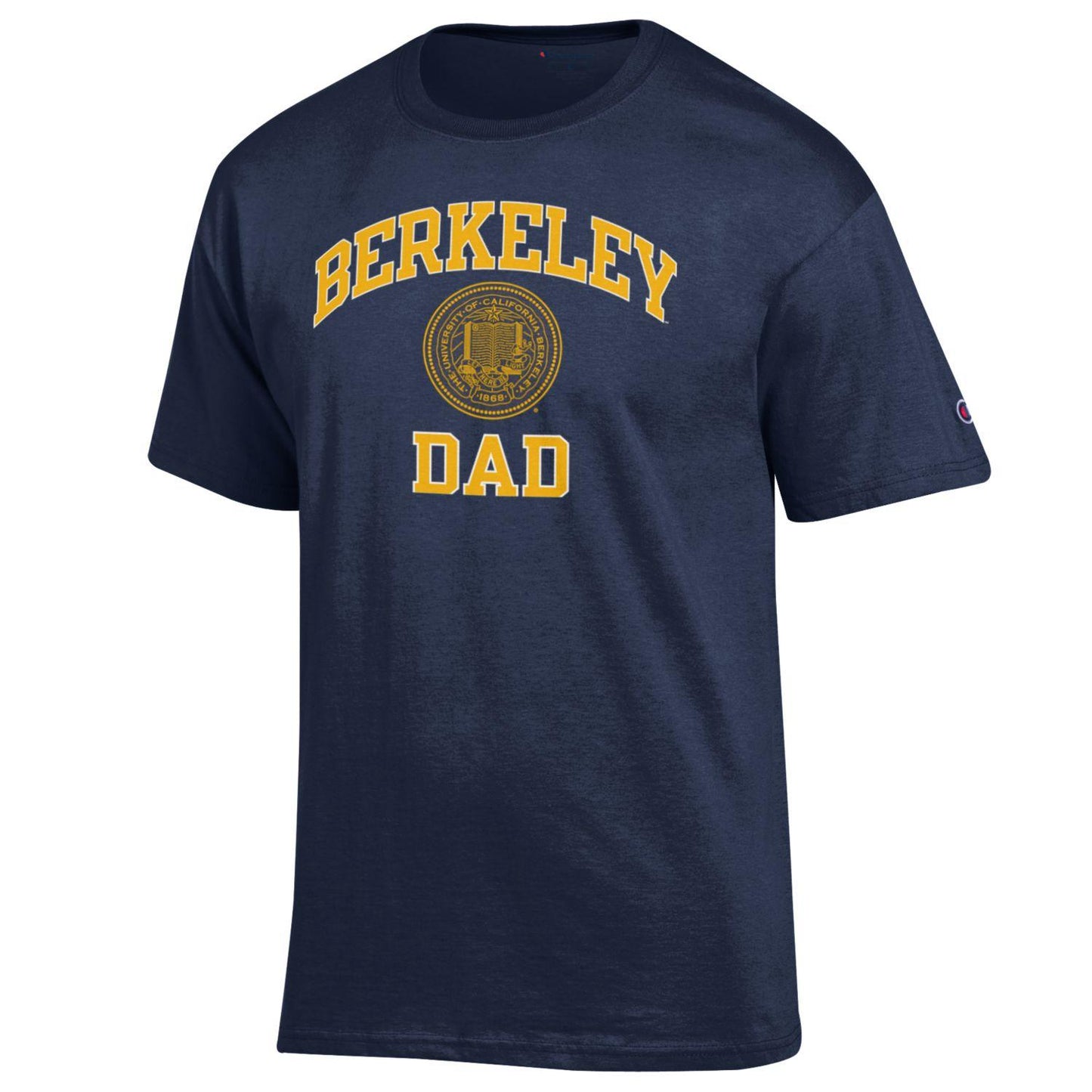 U.C. Berkeley Dad and Seal Champion T-Shirt-Navy-Shop College Wear