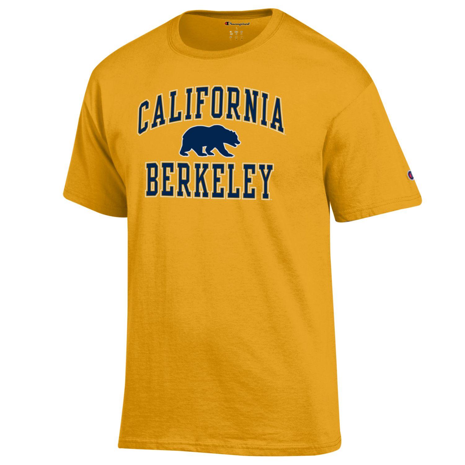 University of California Berkeley Champion T-Shirt-Gold-Shop College Wear