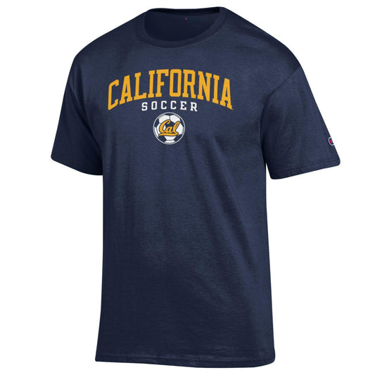 UC Berkeley California Golden Bears Cal Soccer Men's T-Shirt - Navy-Shop College Wear