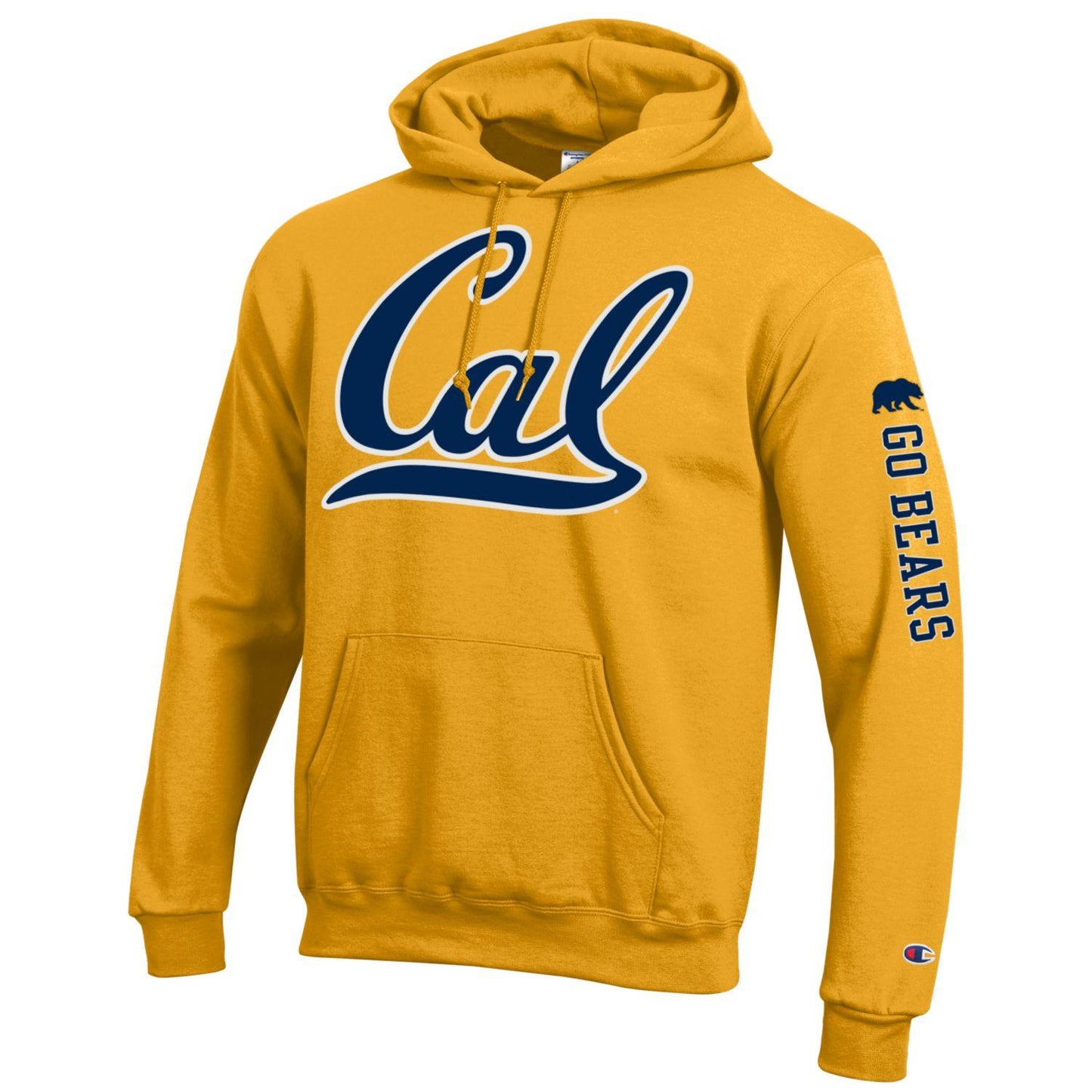 U.C. Berkeley Cal Golden Bears Champion Hoodie Sweatshirt-Gold-Shop College Wear