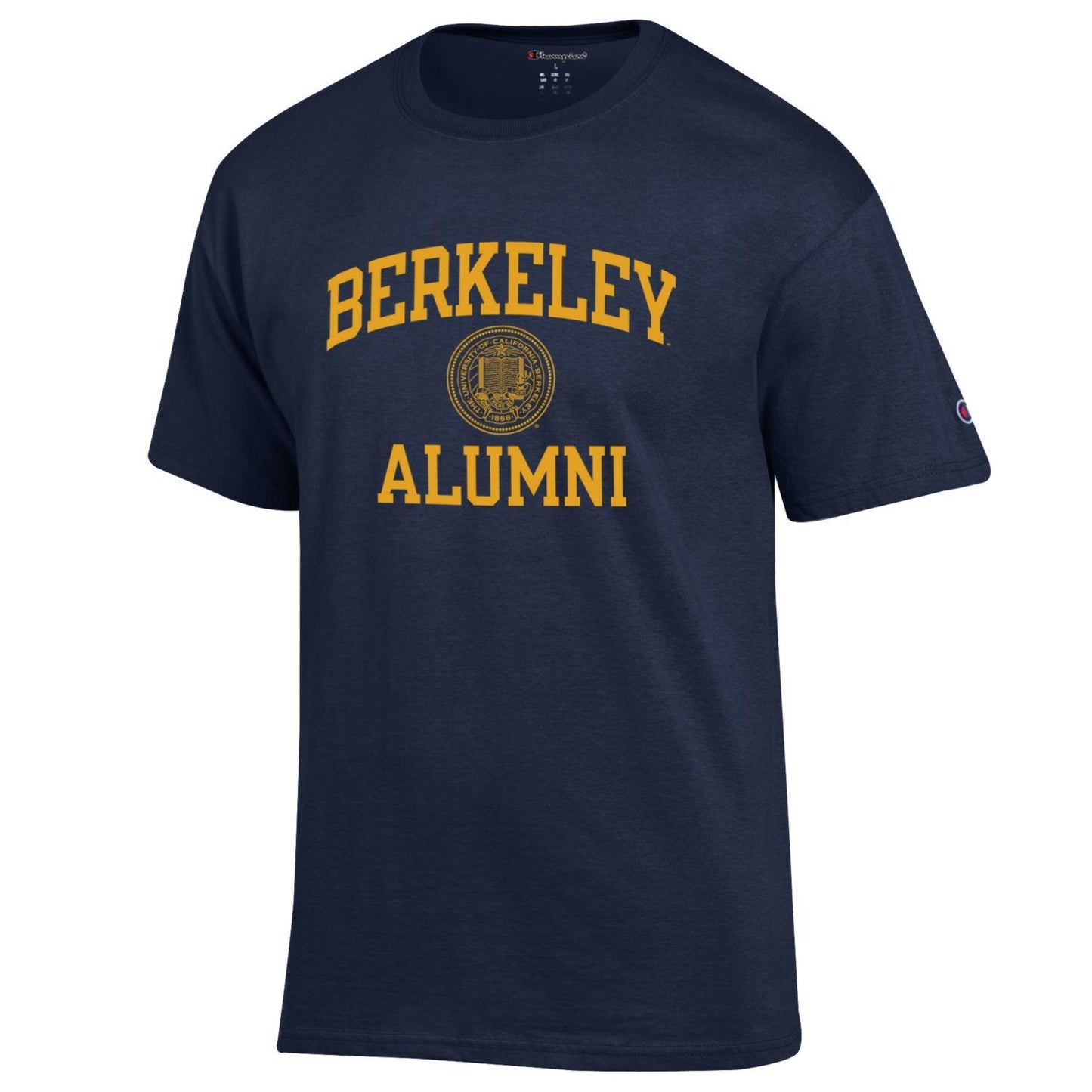 U.C. Berkeley Alumni Arch And Seal Men's T-Shirt -Navy-Shop College Wear