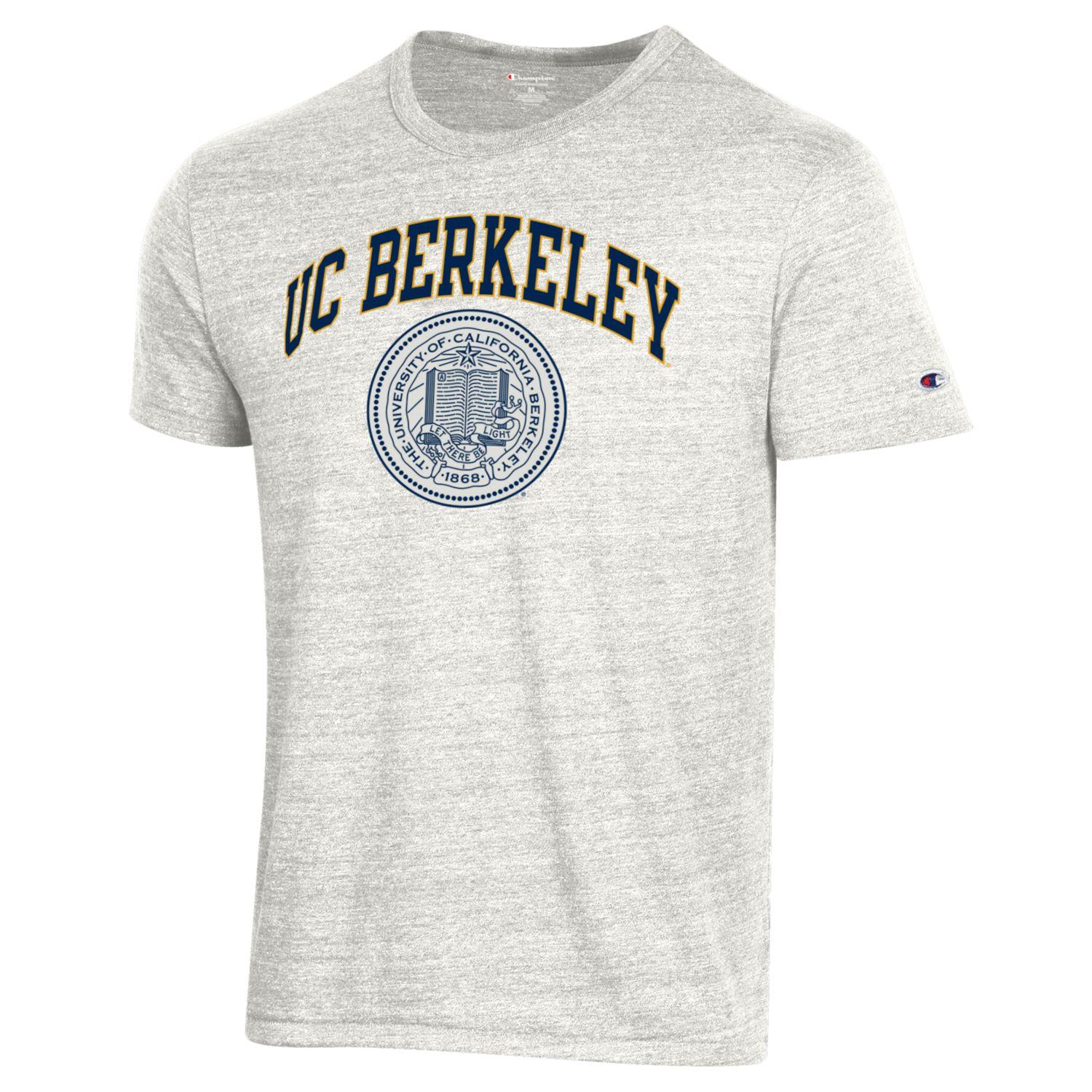 U.C. Berkeley arch & seal tri blend T-Shirt-Ivory-Shop College Wear