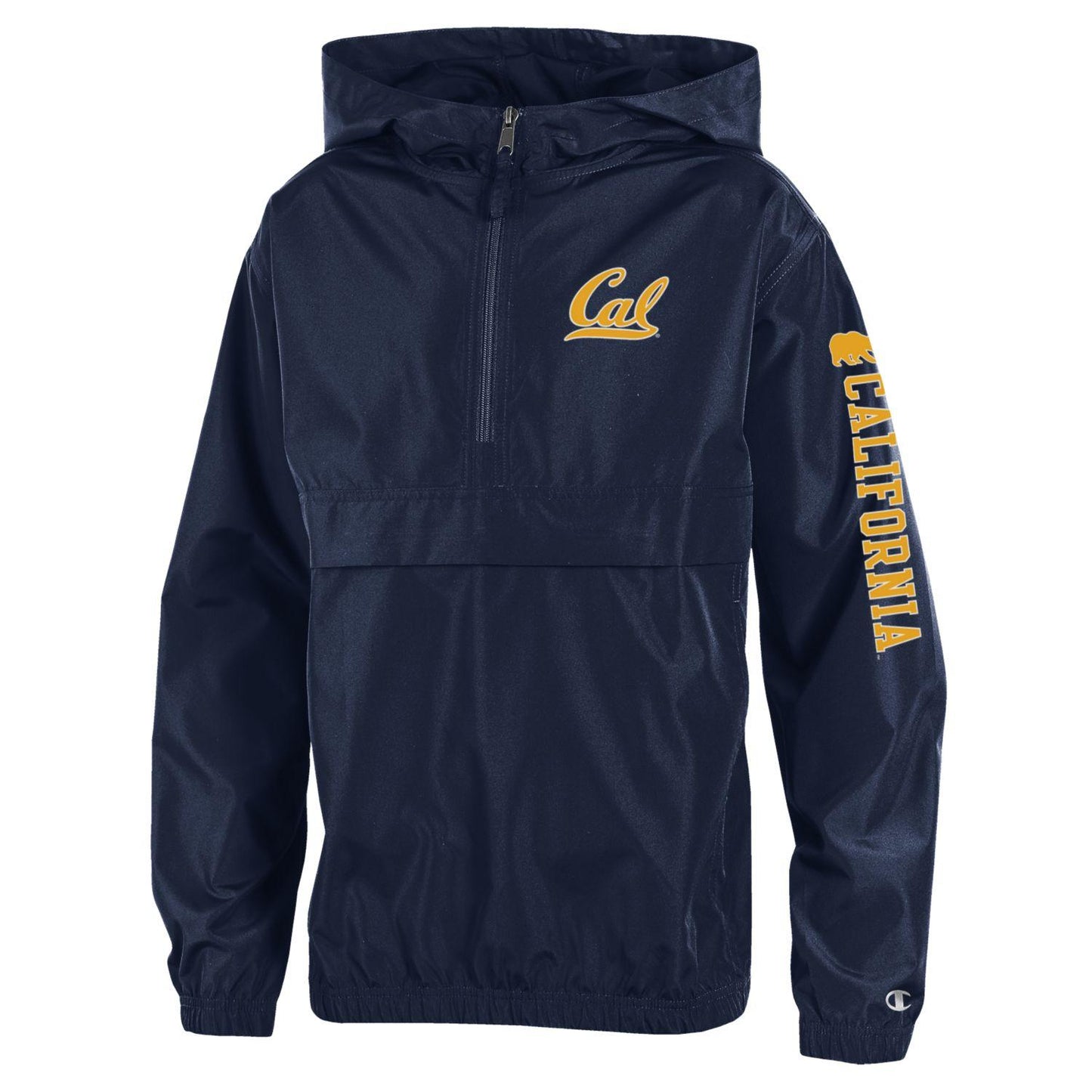 UC Berkeley Cal Champion Youth Pack N Go Jacket-Navy-Shop College Wear