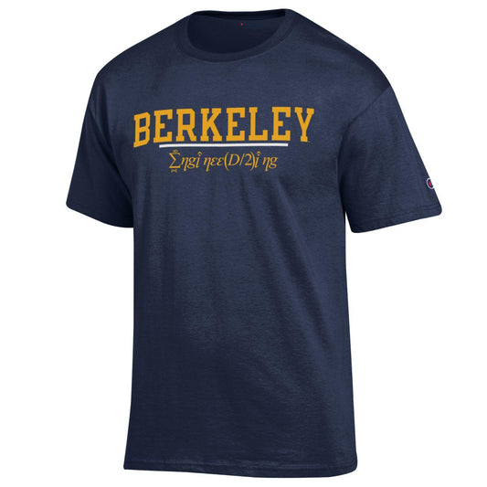 UC Berkeley Cal Champion Men's Engineering T-Shirt-Navy-Shop College Wear