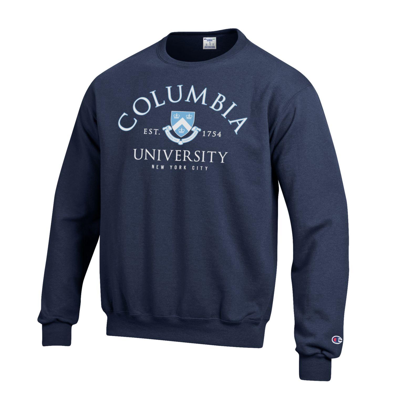 Columbia Lions Men's Crew Neck Sweatshirt - Navy-Shop College Wear