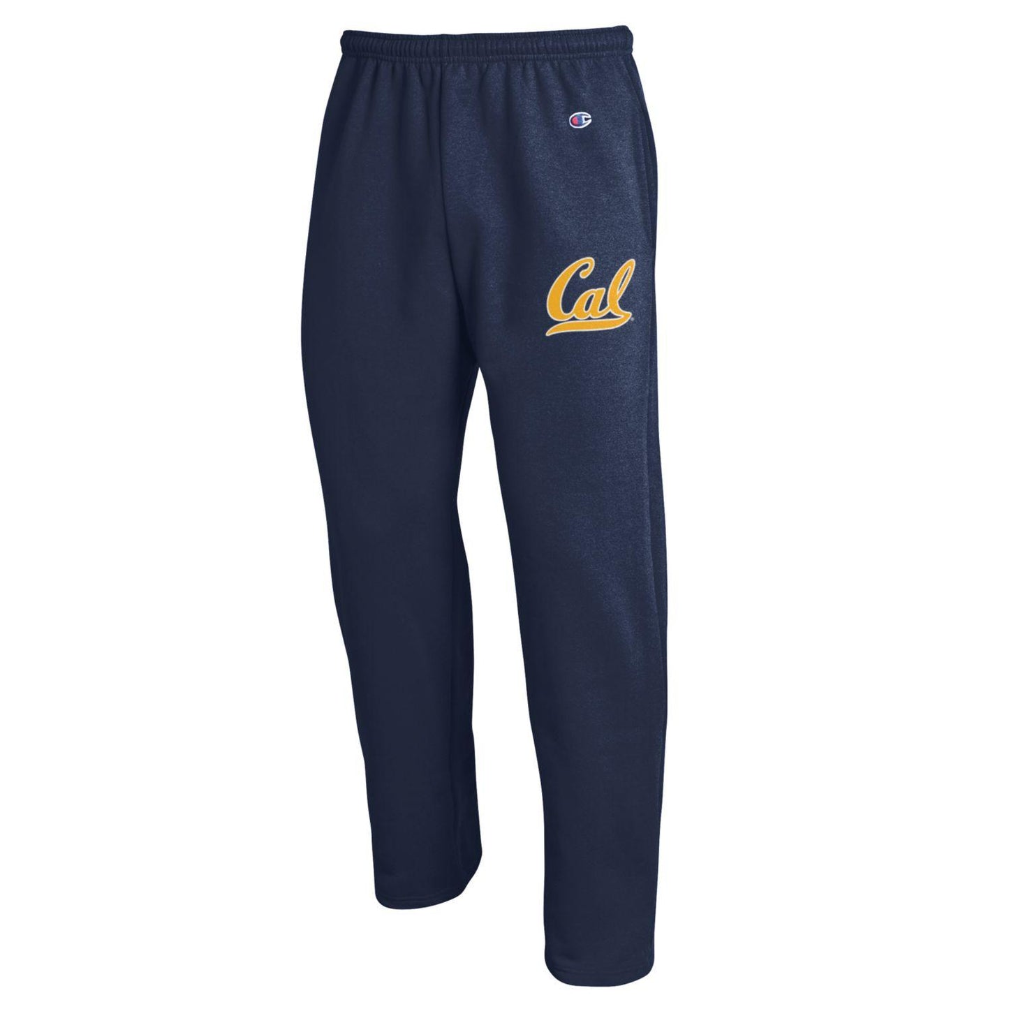 U.C. Berkeley Cal Bold Champion open bottom MEN sweat pants-Navy-Shop College Wear