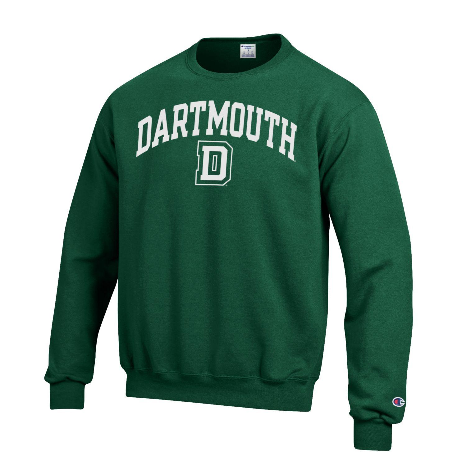 Dartmouth Big Green Champion Crew Neck Sweatshirt-Green-Shop College Wear