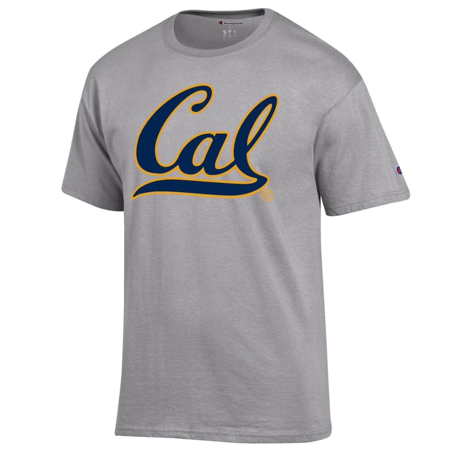University Of California Berkeley bold script Cal men's Champion T-Shi ...