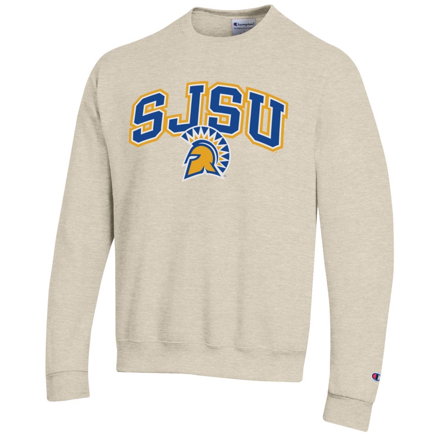San Jose State Spartan SJSU Champion sweatshirt-Oatmeal-Shop College Wear