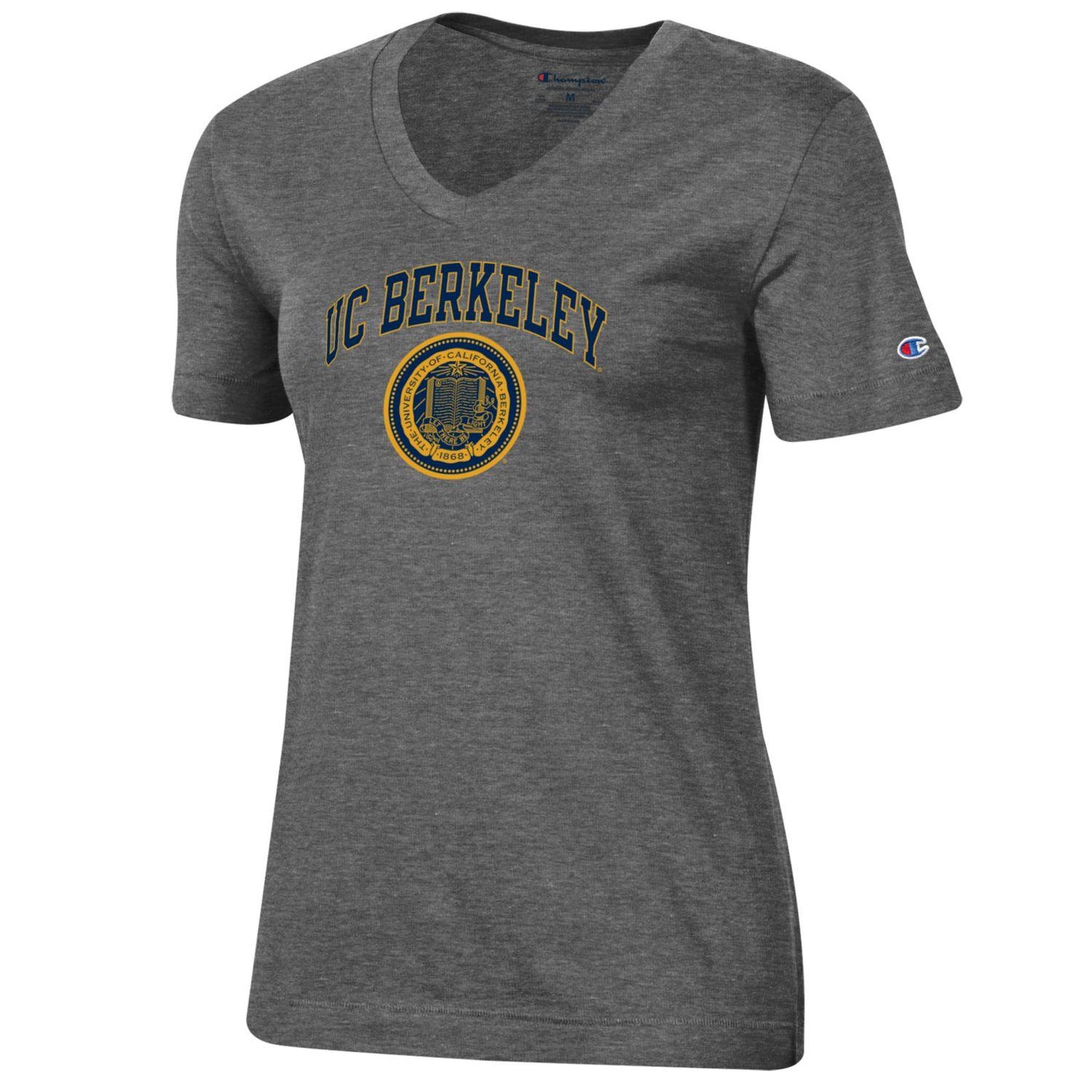 U.C. Berkeley Cal Champion women's T-Shirt-Charcoal-Shop College Wear