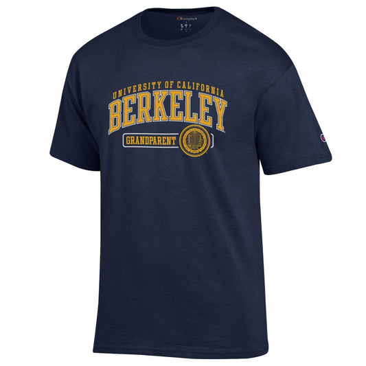 U.C. Berkeley Cal Champion Grand Parent T-Shirt-Navy-Shop College Wear