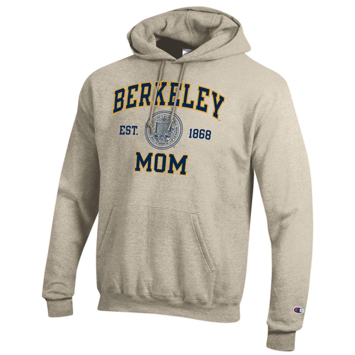 U. C. Berkeley Cal mom Champion sweatshirt Oatmeal.-Shop College Wear