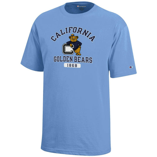 U.C. Berkeley Cal standing Oski Youth T-Shirt-Blue-Shop College Wear