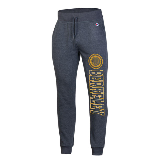 U.C. Berkeley arch Champion men's triumph tri blend jogger pants-Shop College Wear