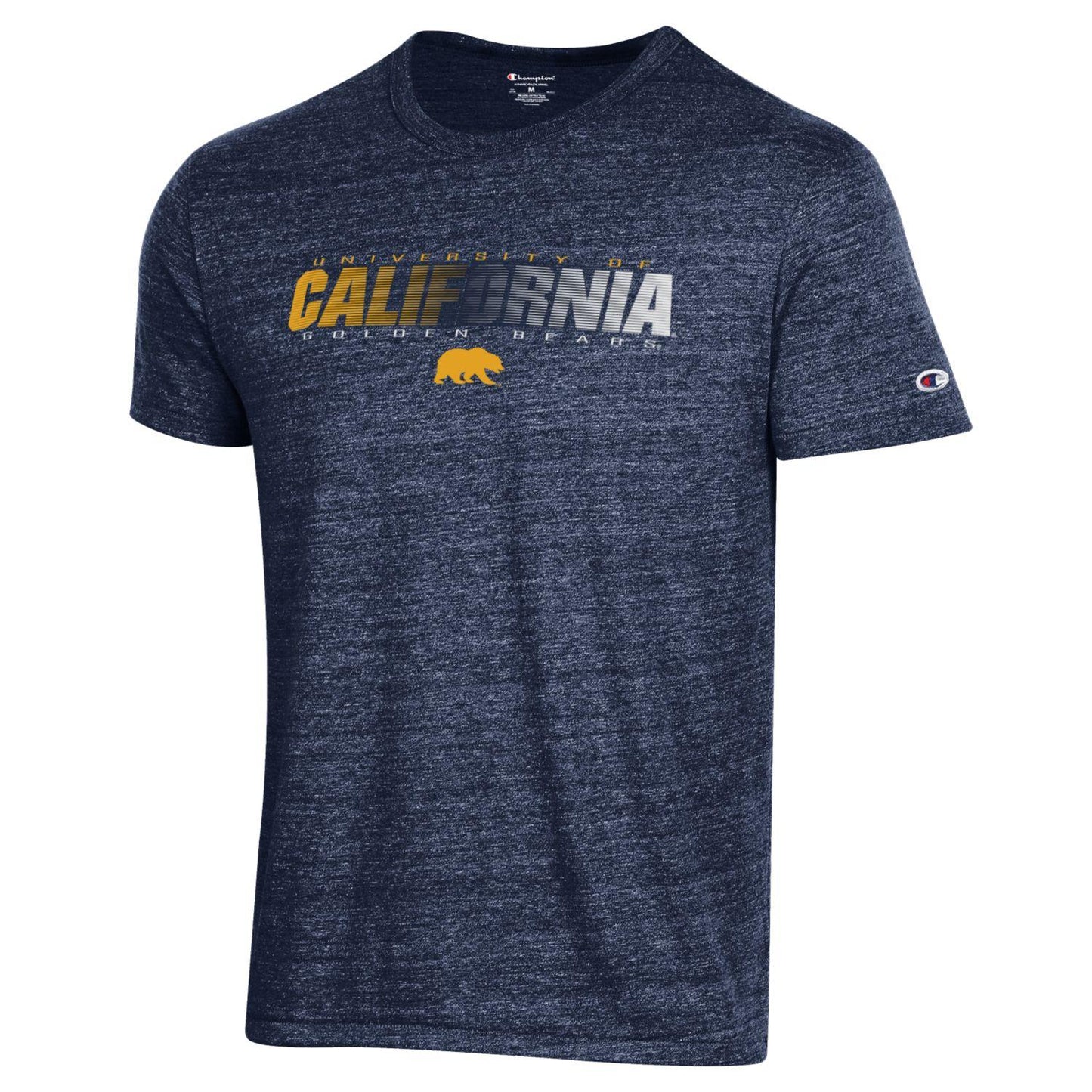 U.C. Berkeley California Golden Bears & Bear Champion tri-blend T-Shirt-Navy-Shop College Wear