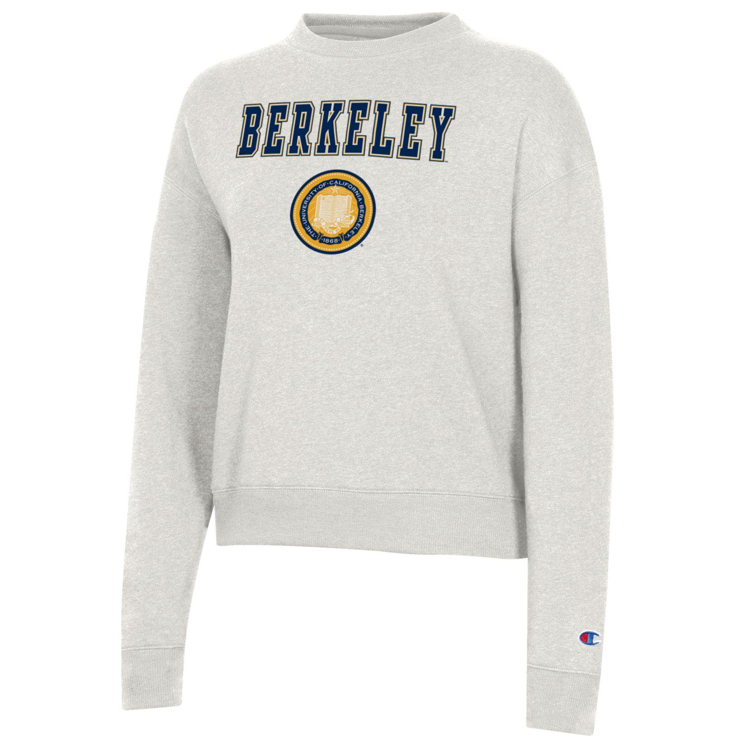 U.C. Berkeley Multi color seal Champion Triumph Champion crew-neck sweatshirt-Oatmeal-Shop College Wear