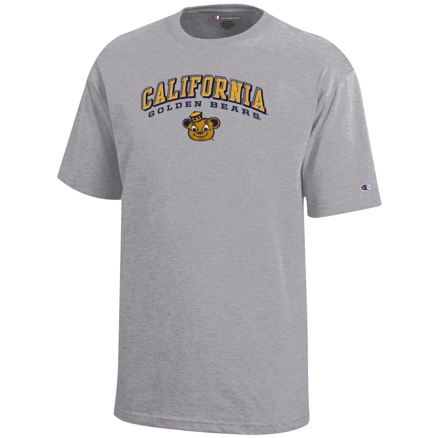 U.C. Berkeley California Golden Bears Oski face youth Champion T-Shirt-Gray-Shop College Wear