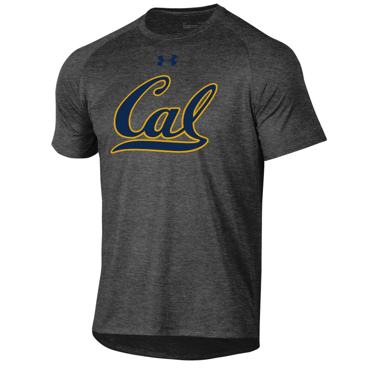U.C. Berkeley Cal Under Armour Performance T-Shirt-Charcoal-Shop College Wear