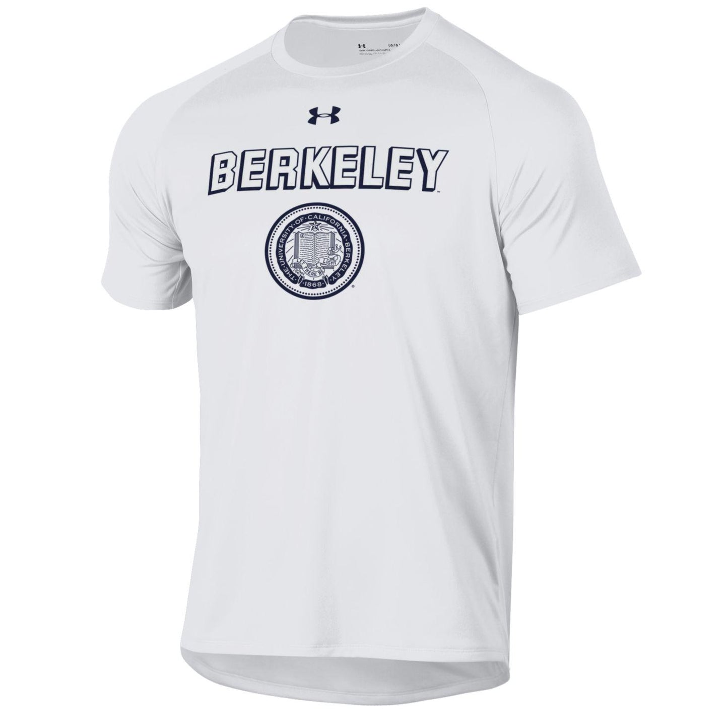 dictador Deshacer Cerdo U.C. Berkeley arch & Seal 3D Under Armour Tech T-Shirt-White – Shop College  Wear