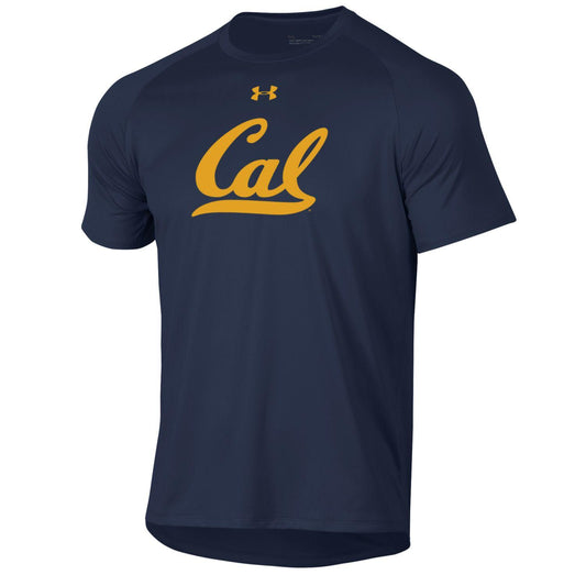 U.C. Berkeley Cal Golden Bears Under Armour Performance T-Shirt-Navy-Shop College Wear