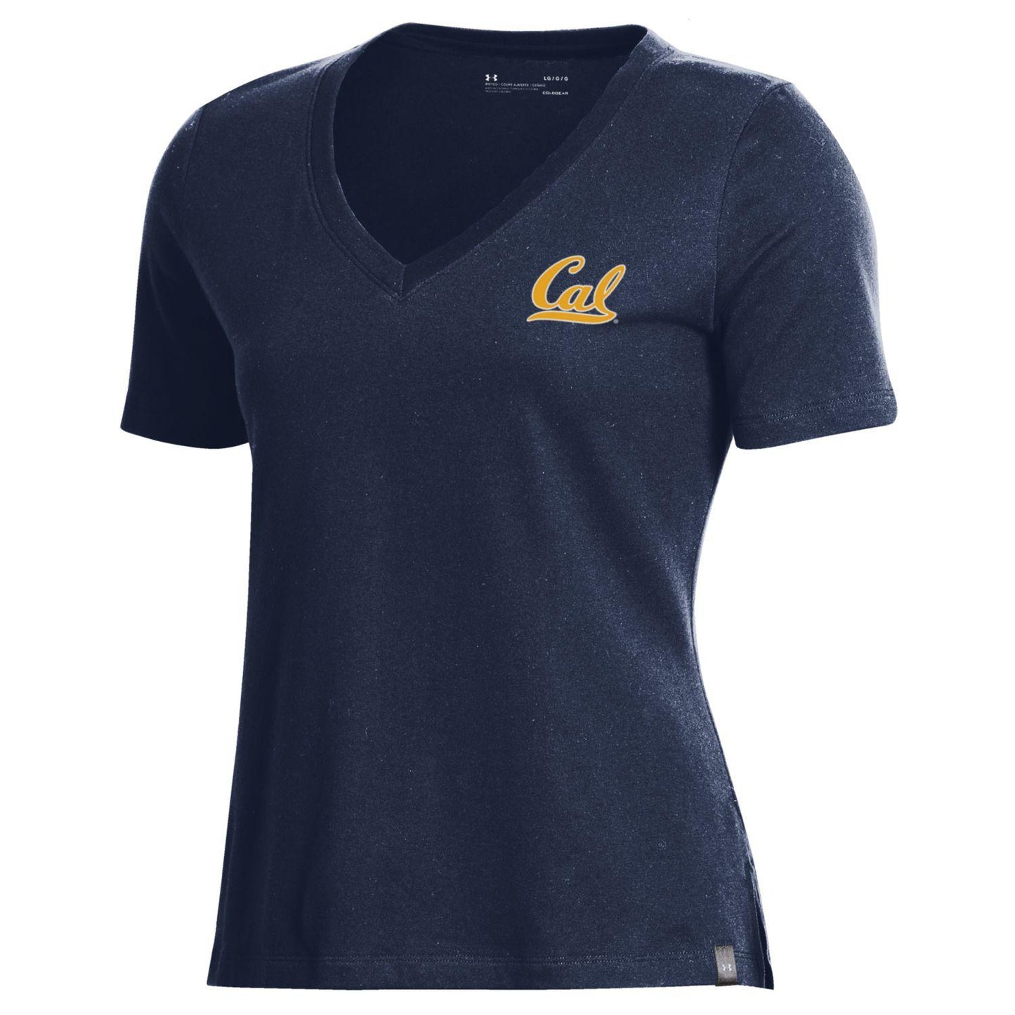 U.C. Berkeley Cal Under Armour Women's performance cotton T-Shirt-Navy-Shop College Wear