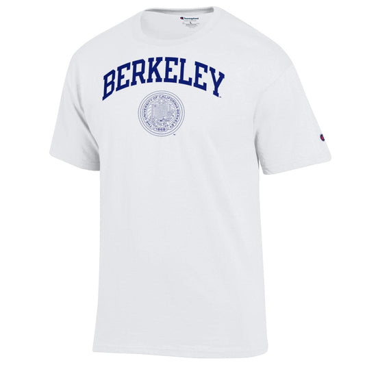 U.C. Berkeley Cal embroidered Champion men's sweatpants-Grey